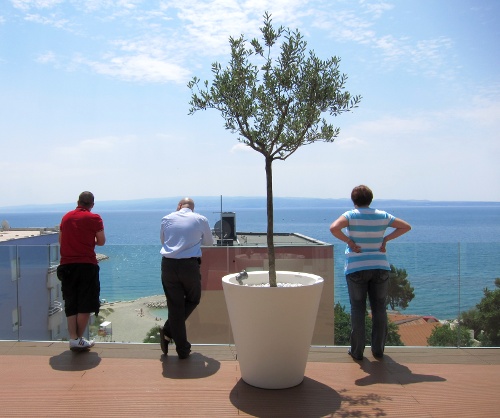 Radisson Blu - pogled s terase Radisson Blu - pogled s terase